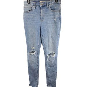 Levi's 721 High Rise Women's Distressed Denim Jeans 27